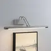 Image de Lindby applique pour tableau LED Mailine, 69 cm, nickel, interrupteur