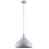 Image de Lindby Suspension Ritana à intensité variable (Moderne) en Blanc Aluminium e. a. pour Salon & Salle manger (1 lampe,à E27), Luminaire Lampe Plafond Plafonnier