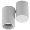 Image de Arcchio Plafonnier Gesina à intensité variable (Moderne) en Blanc Aluminium e. a. pour Salon & Salle manger (1 lampe,à GU10), Luminaire Lampe Plafond Eclerage Eclairage