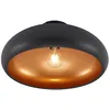 Image de Lindby Plafonnier Gerwina à intensité variable (Moderne) en Noir Métal e. a. pour Salon & Salle manger (1 lampe,à E27), Luminaire Lampe Plafond Eclerage Eclairage Interieur