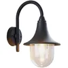 Image de Lindby Applique Exterieur Nalevi à intensité variable (Moderne) en Noir (1 lampe,à E27), Murale Luminaire Lampe Jardin Eclairage