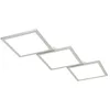 Image de Lucande LED Plafonnier Ilira à intensité variable (Moderne) en Gris Aluminium e. a. pour Cuisine (à 3 lampes,), Eclairage Lampe Luminaire Plafond Eclerage