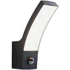 Image de Lindby LED Applique extérieure Ilvita (Moderne) en Noir Aluminium (1 lampe,à), pour mur extérieur/façade de maison terrasse und balcon