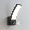 Image de Applique d'extérieur LED Lindby Ilvita, capteur, anthracite, IP54