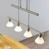 Image de Lindby suspension Delira, 4 lampes nickel, hauteur réglable