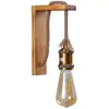 Image de Lindby Applique Murale Helou à intensité variable (Antique, Classic) en Marron Bois e. a. pour Salon & Salle manger (1 lampe,à E27) Lampe Eclairage Luminaire Mural