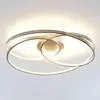 Image de Plafonnier LED Lindby Joline, Ø 60 cm, couleur nickel, métal