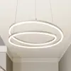 Image de Lindby Suspension LED Davian, couleur nickel, Ø 49 cm, intensité variable
