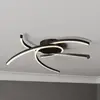 Image de Lindby Katris plafonnier LED, 58 cm, noir