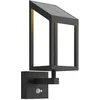 Image de Lucande LED Applique Murale Solaire Timeo (Moderne) en Noir Aluminium (1 lampe,à), Lampe Borne Lumineuse Exterieur Eclairage Jardin