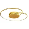 Image de Lindby LED Plafonnier Joline (Moderne) en Doré Métal e. a. pour Salon & Salle à manger, Eclairage Lampe Luminaire Plafond Eclerage Interieur