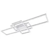 Image de Lindby LED Plafonnier Poppy à intensité variable (Moderne) en Blanc Aluminium e. a. pour Salon & Salle manger (1 lampe,à), Eclairage Lampe Luminaire Plafond Eclerage