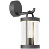 Image de Lucande Applique Exterieur Cassian à intensité variable (Moderne) en Noir Aluminium (1 lampe,à E27), Murale Luminaire Lampe Jardin Eclairage