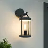 Image de Applique d'extérieur Lucande Cassian, 30 cm, anthracite, IP54