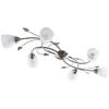 Image de Lindby Plafonnier Yannie à intensité variable (Antique, Classic) en Gris Métal e. a. pour Salon & Salle manger (à 6 lampes E14) Luminaire Lampe Plafond Eclerage Eclairage
