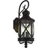 Image de Lucande Applique Exterieur Marcellino à intensité variable (Antique, Classic) en Marron Métal (à 3 lampes E14) Murale Luminaire Lampe Jardin Eclairage