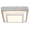 Image de Lindby LED Plafonnier Mirco (Moderne) en Gris Métal e. a. pour Salon & Salle à manger (1 lampe,à), Eclairage Lampe Luminaire Plafond Eclerage Interieur