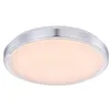 Image de Lindby LED Plafonnier Emelie (Moderne) en Gris Aluminium e. a. pour Salon & Salle à manger (1 lampe,à), Eclairage Lampe Luminaire Plafond Eclerage Interieur