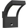 Image de Arcchio LED Applique extérieure Advik (Moderne) en Noir Aluminium (1 lampe,à), pour mur extérieur/façade de maison terrasse und balcon