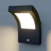 Image de Arcchio, applique d'extérieur LED Advik, anthracite, IP54, capteur