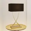 Image de Lucande lampe à poser Evaine, laiton/noir, 66 cm, E27