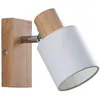 Image de Lindby Spot Wanessa à intensité variable (Moderne) en Marron Bois e. a. pour Salon & Salle manger (1 lampe,à E14), Lampe encastrable plafonnier applique