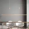 Image de Suspension LED Quitani Tolu, longueur 139 cm, laiton