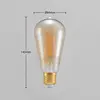 Image de Arcchio Ampoule LED E27 ST64 6,5 W 2 500 K ambre variateur 3 niveaux
