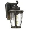 Image de Lindby Applique Exterieur Philody à intensité variable (Antique, Classic) en Marron Aluminium (1 lampe,à E27) Murale Luminaire Lampe Jardin Eclairage