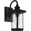 Image de Lindby Applique Exterieur Zayn à intensité variable (Antique, Classic) en Noir Aluminium (1 lampe,à E27) Murale Luminaire Lampe Jardin Eclairage