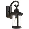 Image de Lindby Applique Exterieur Barret à intensité variable (Antique, Classic) en Marron Aluminium (1 lampe,à E27) Murale Luminaire Lampe Jardin Eclairage