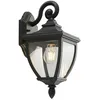 Image de Lindby Applique Exterieur Cerys à intensité variable (Antique, Classic) en Noir (1 lampe,à E27) Murale Luminaire Lampe Jardin Eclairage