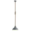 Image de Lindby Suspension Chaby à intensité variable (Antique, Classic) en Gris Métal e. a. pour Salon & Salle manger (1 lampe,à E27) Luminaire Lampe Plafond Plafonnier