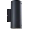 Image de Lucande Applique Exterieur Thomke à intensité variable (Moderne) en Gris Aluminium (à 2 lampes, E27) Murale Luminaire Lampe Jardin Eclairage