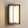 Image de Arcchio applique murale LED Ismera, anthracite/opale, IP65, verre