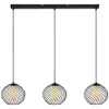 Image de Lindby Suspension Cedrice à intensité variable (Antique, Classic) en Noir Métal e. a. pour Salon & Salle manger (à 3 lampes E27) Luminaire Lampe Plafond Plafonnier