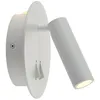 Image de Lucande LED Applique Murale Magya (Moderne) en Blanc Aluminium e. a. pour Salon & Salle à manger (à 2 lampes,), Lampe Eclairage Luminaire Mural