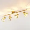 Image de Lindby Kosta plafonnier, à 4 lampes, laiton