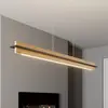 Image de Quitani Suspension LED Lexa, chêne/noir, longueur 118 cm