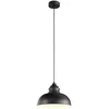Image de Lindby Suspension Cliona à intensité variable (Moderne) en Noir Métal e. a. pour Salon & Salle manger (1 lampe,à E27), Luminaire Lampe Plafond Plafonnier Suspendue