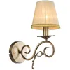Image de Lindby Applique Murale Tissu Finnick à intensité variable en Bronze Textile e. a. pour Salon & Salle manger (1 lampe,à E14), Lampe Eclairage Luminaire Mural