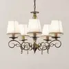 Image de Lindby Lustre Finnick, couleur laiton antique, à 5 lampes, E14