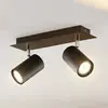 Image de Spot pour plafond Joffrey de Lindby, 31 cm, à 2 lampes, noir, GU10