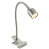 Image de Lindby LED Lampe à pince Djamila (Moderne) en Gris Métal e. a. pour Bureau (1 lampe,à), poser lampe liseuse