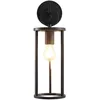 Image de Lucande Applique Exterieur Emmeline à intensité variable (Moderne) en Noir Aluminium (1 lampe,à E27), Murale Luminaire Lampe Jardin Eclairage
