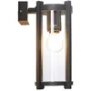 Image de Lucande Applique Exterieur Brienne à intensité variable (Moderne) en Noir Aluminium (1 lampe,à E27), Murale Luminaire Lampe Jardin Eclairage