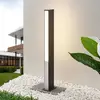 Image de Lucande Borne lumineuse LED Aegisa, 80 cm, anthracite, métal, IP54