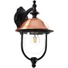 Image de Lindby Applique Exterieur Clint à intensité variable (Antique, Classic) en Cuivre Aluminium (1 lampe,à E27) Murale Luminaire Lampe Jardin Eclairage