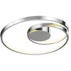 Image de Lucande LED Plafonnier Maire à intensité variable (Moderne) en Argent Aluminium e. a. pour Salon & Salle manger (1 lampe,à), Eclairage Lampe Luminaire Plafond Eclerage