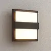 Image de Applique d'extérieur LED Lucande Gylfi, 20 cm, anthracite, aluminium